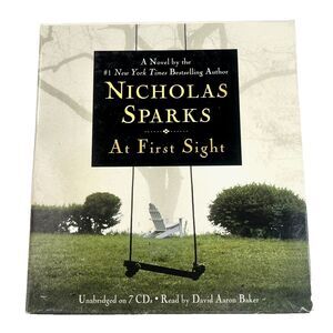 At First Sight by Nicholas Sparks 2005 Complete 7 Compact Disc Unabridged Tested